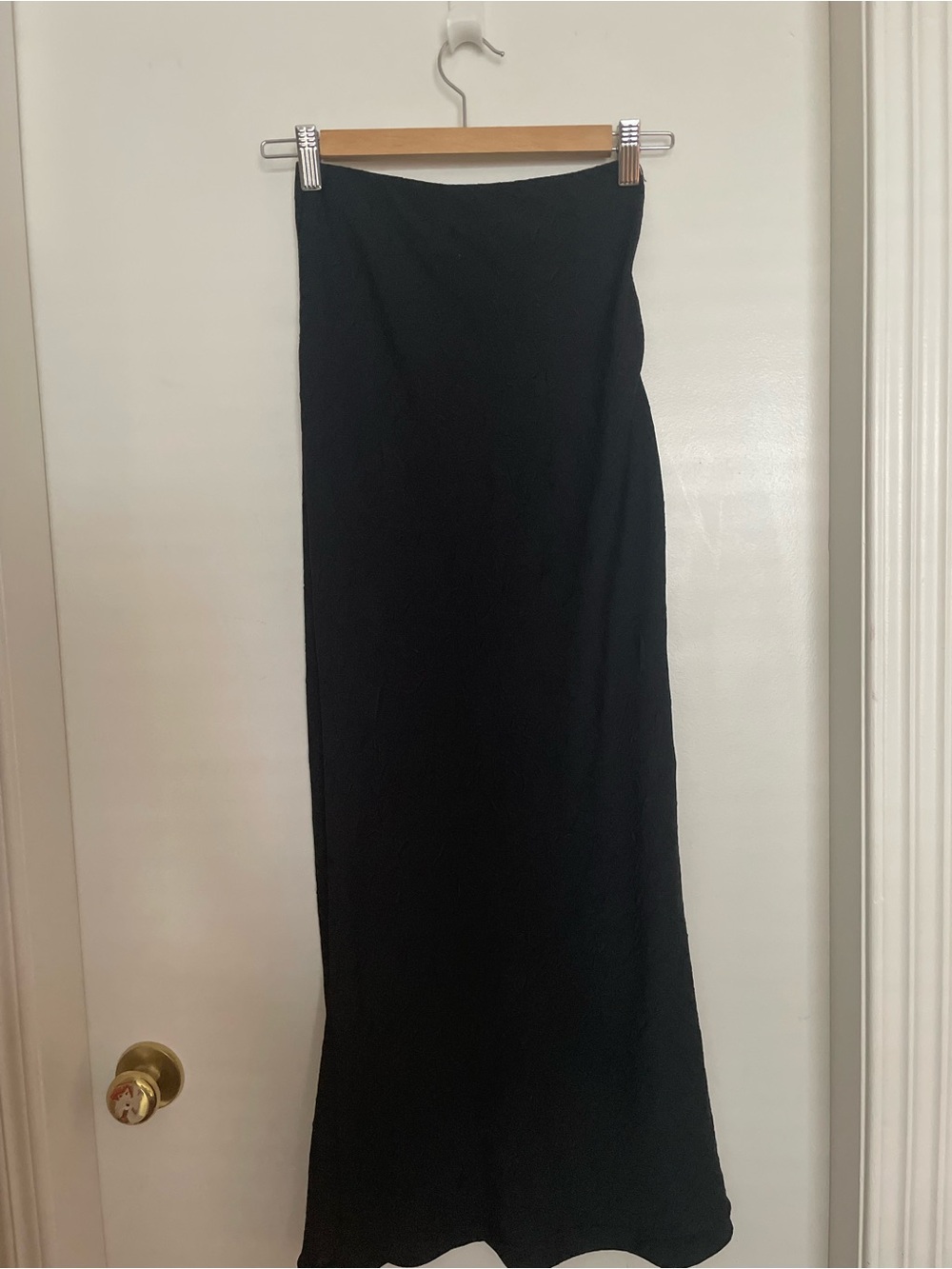 Urban Outfitters Black Maxi Skirt - Streamlined Silhouette